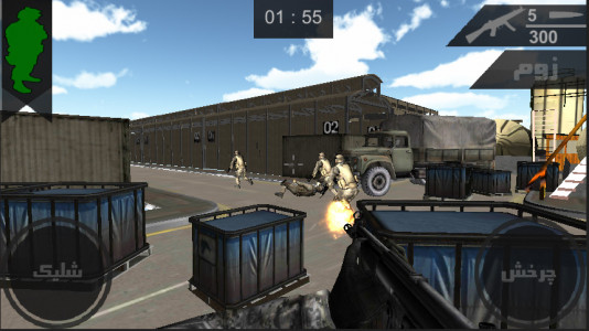 اسکرین شات بازی حمله به اردوگاه 4