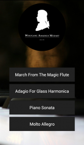 اسکرین شات برنامه موسیقی موتسارت 7