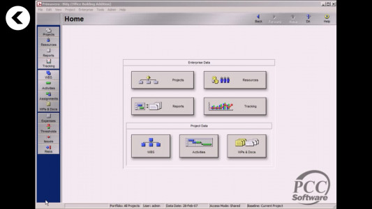 اسکرین شات برنامه آموزش جامع نرم افزار  Primavera 6 1