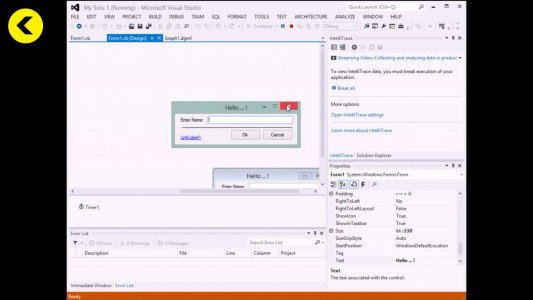 اسکرین شات برنامه آموزش طراحی برنامه کاربردی Visual Basic 4