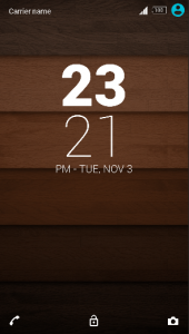 اسکرین شات برنامه تم چوبی برای اکسپریا 3
