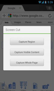 اسکرین شات برنامه Screen Cut – Screenshot app 1
