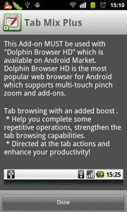 اسکرین شات برنامه Dolphin Tab Mix Plus 1