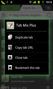اسکرین شات برنامه Dolphin Tab Mix Plus 2