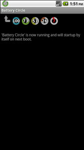 اسکرین شات برنامه Battery Circle 1