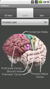 اسکرین شات برنامه 3D Brain 5