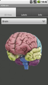 اسکرین شات برنامه 3D Brain 6