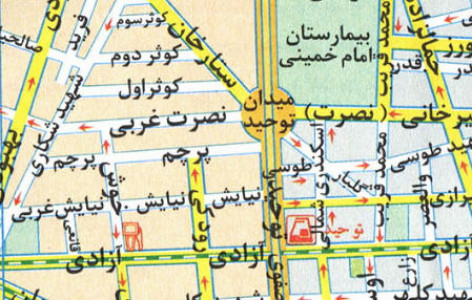 اسکرین شات برنامه نقشه شهر تهران 1