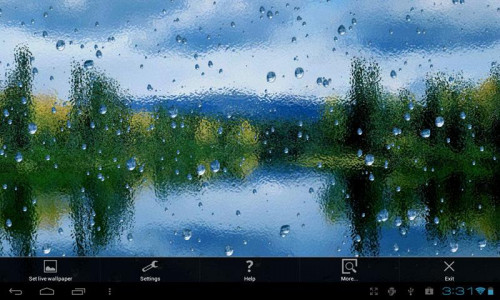 اسکرین شات برنامه Rain On Screen (free) 5