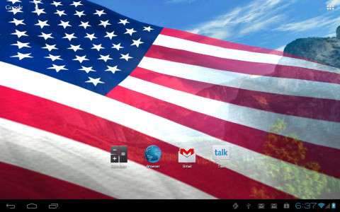 اسکرین شات برنامه NA Flags Free Live Wallpaper 2