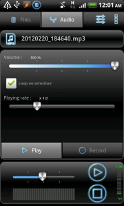 اسکرین شات برنامه RecForge Lite - Audio Recorder 4
