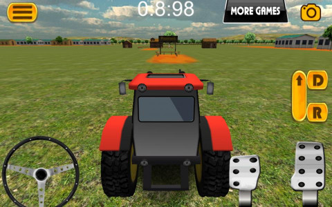 اسکرین شات بازی Tractor parking 3D Farm Driver 3