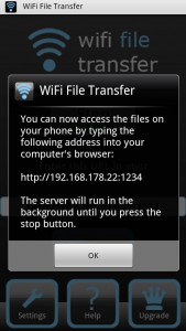 اسکرین شات برنامه WiFi File Transfer 6