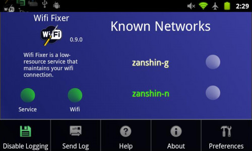 اسکرین شات برنامه Wifi Fixer 7