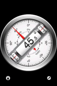 اسکرین شات برنامه Clinometer  +  bubble level 1