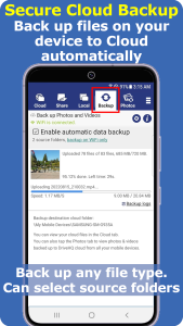اسکرین شات 3 برنامه Cloud File Manager