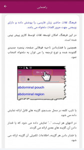 اسکرین شات برنامه فرهنگ فارسی دانا 4