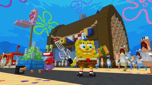اسکرین شات برنامه Spong Bob for Minecraft 2