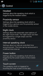 اسکرین شات برنامه Speaking Clock: TellMeTheTime 5