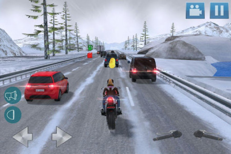 اسکرین شات بازی Moto Traffic Dodge 3D 3