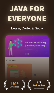 اسکرین شات 1 برنامه Learn Java