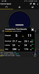 اسکرین شات برنامه WiFi Speed Test 3