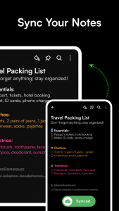 اسکرین شات 2 برنامه Notes: Color Notepad, Notebook