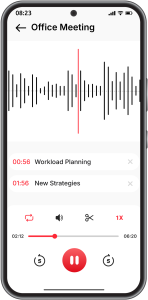 اسکرین شات 2 برنامه Voice Recorder
