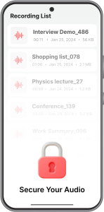 اسکرین شات 6 برنامه Voice Recorder
