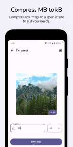 اسکرین شات برنامه Compress Image - MB to kB 2