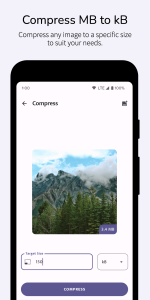 اسکرین شات 2 برنامه Compress Image - MB to kB