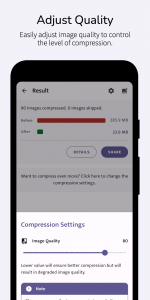 اسکرین شات 5 برنامه Compress Image - MB to kB