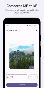 اسکرین شات 2 برنامه Compress Image - MB to kB