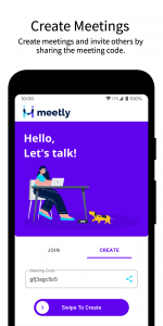 اسکرین شات 3 برنامه Video Meeting - Meetly