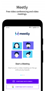اسکرین شات 1 برنامه Video Meeting - Meetly