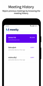 اسکرین شات 4 برنامه Video Meeting - Meetly