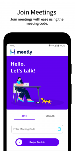 اسکرین شات 2 برنامه Video Meeting - Meetly