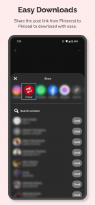 اسکرین شات 2 برنامه Video Downloader For Pinterest