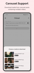اسکرین شات 3 برنامه Video Downloader For Pinterest