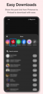 اسکرین شات برنامه Video Downloader For Pinterest 2