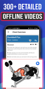 اسکرین شات برنامه Gym Exercises & Workouts 2