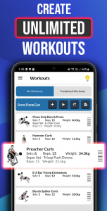 اسکرین شات برنامه Gym Exercises & Workouts 3