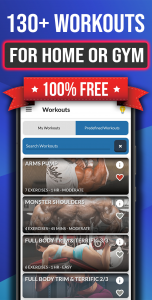 اسکرین شات برنامه Gym Exercises & Workouts 1