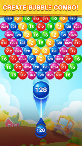 اسکرین شات بازی Bubble Shooter 2048 Ball 2