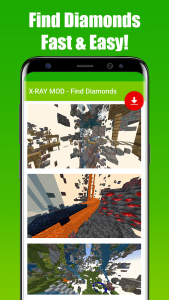 اسکرین شات 3 برنامه X-RAY MOD - Find Diamonds