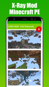 اسکرین شات 2 برنامه X-RAY MOD - Find Diamonds