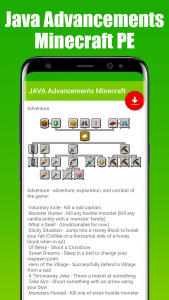 اسکرین شات 5 برنامه JAVA Advancements Minecraft