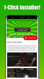 اسکرین شات 1 برنامه JAVA Advancements Minecraft