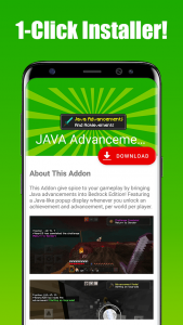 اسکرین شات برنامه JAVA Advancements Minecraft 1