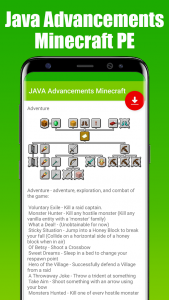 اسکرین شات برنامه JAVA Advancements Minecraft 5